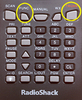 PRO93/95 Keypad: Func, Trunk