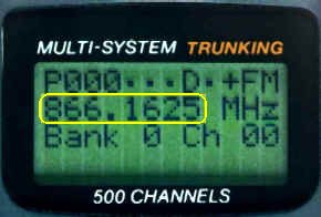 P000   D +FM  866.1625 MHz  Bank 0 Ch 00