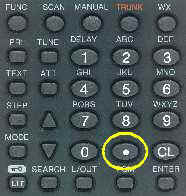 Pro92 Keypad - DECIMAL POINT