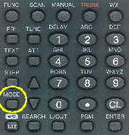 Pro92 Keypad - MODE