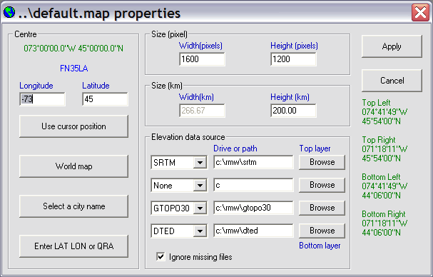 Map Properties
