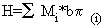 H=� �i*bp (i)
